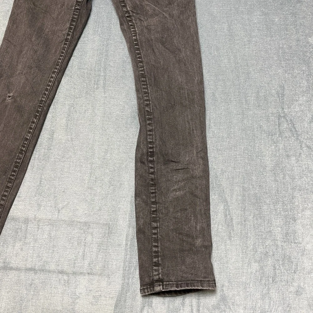 True Religion World Tour Jeans Mens 31 Black Denim Logo Flap Pockets Streetwear